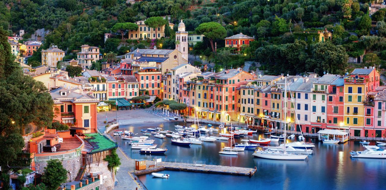 Ausblick auf Portofino